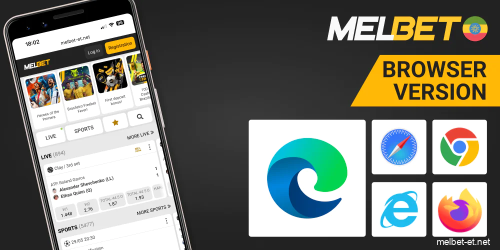 Melbet mobile browser version overview